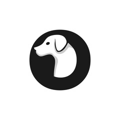 Letter O Dog Logo Design Template Inspiration, Dog Vector, Initial Logo.