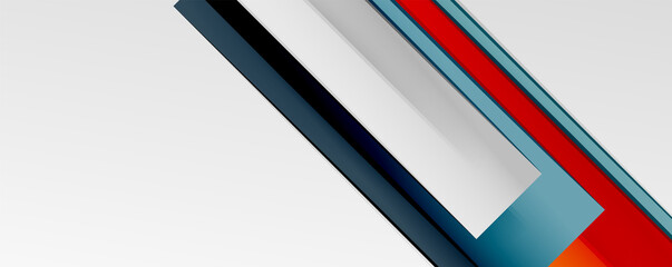 Color abstract lines trendy geometric background for business or technology presentation, internet poster or web brochure cover, wallpaper