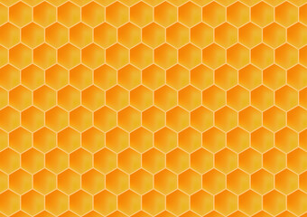 Honeycomb pattern vector. free space for text. wallpaper. background