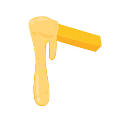 Cheese and French fries vector. wallpaper. cheese stretch. cheese on white background. Cheese Fries poster.