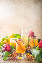 Hot and spicy apple cider