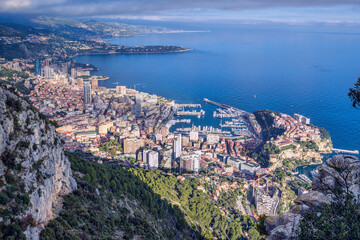 Fototapeta premium Monaco from eagle's nest