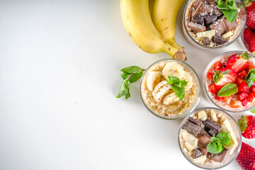 Set fruit overnight oatmeal