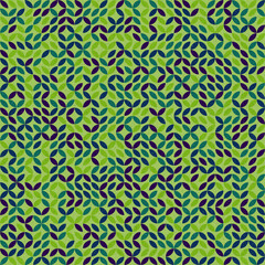 Abstract Geometric Pattern generative computational art illustration