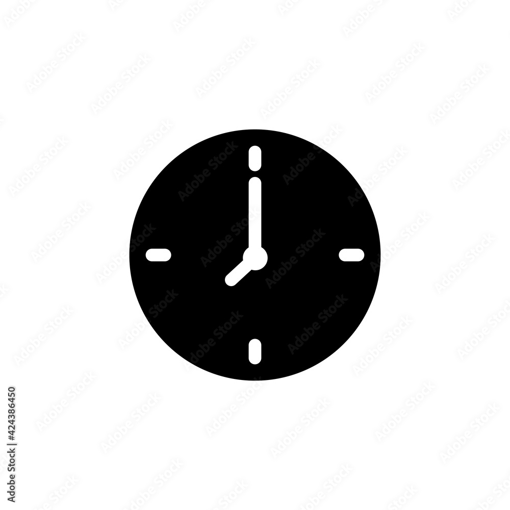 Poster hour icon. the icon can be used for application icon, web icon, infographic. all types of print. edi