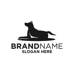 Dog Logo Design Template Inspiration, Vector Illustration, Modern, Minimalist.