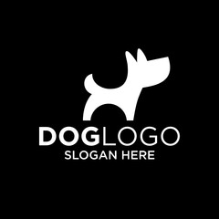 Dog Logo Design Template Inspiration, Vector Illustration, Modern, Minimalist.