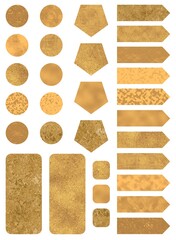 golden planner stickers