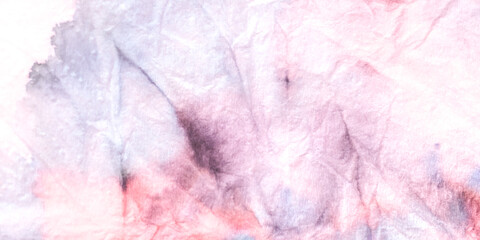 Fototapeta premium Shibori Watercolor. Tye Watercolour Pale Shirt. Rainbow Stain Stripe Textile. Background Shibori Watercolor. Simple Galaxy Violet Border. Dyed Bohemian.