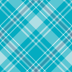 Seamless pattern in blue and white colors for plaid, fabric, textile, clothes, tablecloth and other things. Vector image. 2