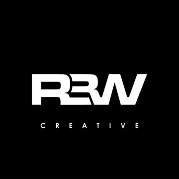 RBW Letter Initial Logo Design Template Vector Illustration