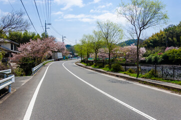 Townscape of Mukaishima island in Onomichi city, Hiroshima prefecture, Chugoku, Japan.
