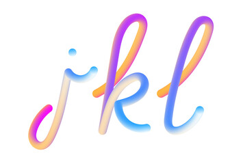 Abstract poster design. Liquid colorful shapes on light background. Vector illustration. © sergeygerasimov