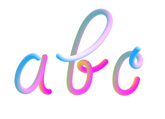 Abstract poster design. Liquid colorful shapes on light background. Vector illustration. © sergeygerasimov