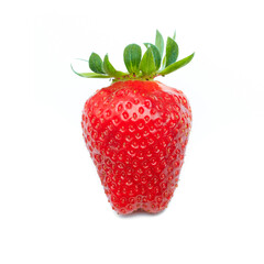 Red berry strawberry isolated on white background- Image