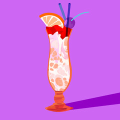 cocktail with orange