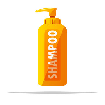 recommend clip art: Cartoon shampoo bottle vector isolated illustration