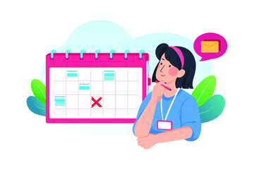 Create Event Vector Illustration concept