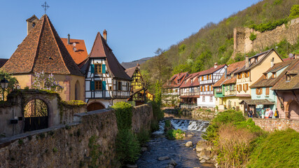 Fototapeta na wymiar Kaysersberg village in france
