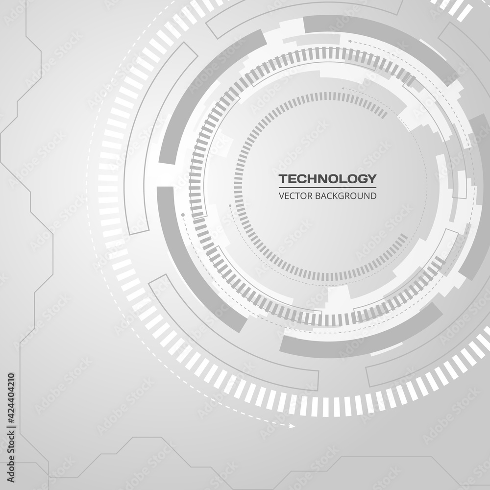 Poster technology dark orange background with hi-tech digital data connection. futuristic, high technology,