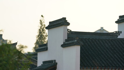The old and traditional Chinese buildings with the historical designation