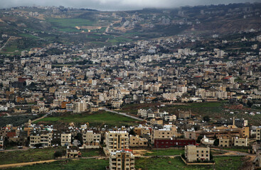 Fototapeta na wymiar View of the city of Bethlehem
