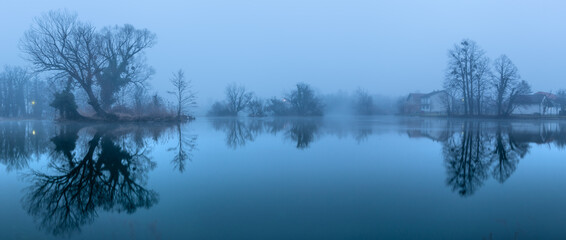 reflection in the water