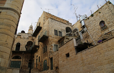 Alley in the city of Bethlehem