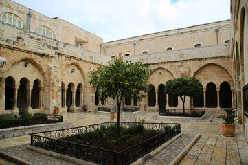 Fototapeta premium Franciscan Monastery of Saint Catherine in Bethlehem