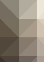 Obraz premium Abstract color Low-Polygones Generative Art background illustration