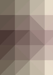 Abstract color Low-Polygones Generative Art background illustration