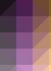 Fototapeta premium Abstract color Low-Polygones Generative Art background illustration