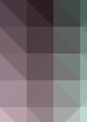 Obraz premium Abstract color Low-Polygones Generative Art background illustration