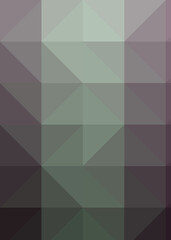 Abstract color Low-Polygones Generative Art background illustration
