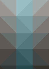 Obraz premium Abstract color Low-Polygones Generative Art background illustration