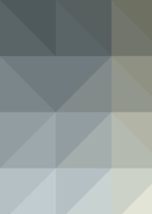 Fototapeta premium Abstract color Low-Polygones Generative Art background illustration