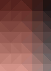 Obraz premium Abstract color Low-Polygones Generative Art background illustration