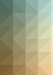 Abstract color Low-Polygones Generative Art background illustration