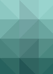 Abstract color Low-Polygones Generative Art background illustration
