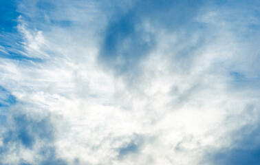 clouds blowing in the sky