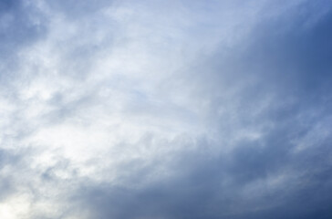 clouds blowing in the sky