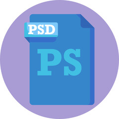 File Format Icon. PSD Format Icon