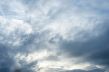 clouds blowing in the sky