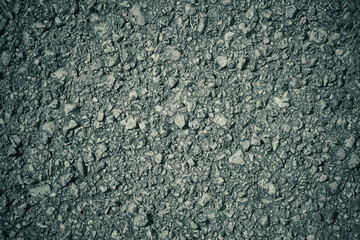 Zoom View Black and White Gravel or Pebble on Asphalt Road Texture Background with Natural Light