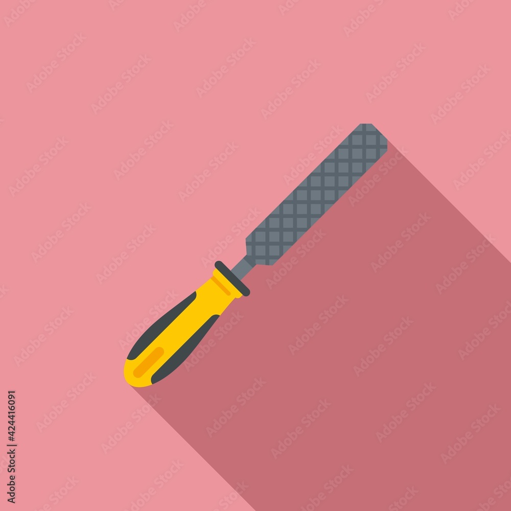 Poster Carpenter file icon, flat style