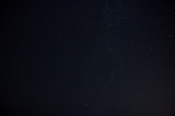 Beautiful night sky with stars. Narural real night sky stars background.