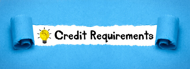 Credit Requirements 