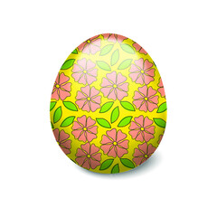 Easter Egg isolated on a white background