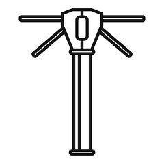 Tourniquet icon, outline style