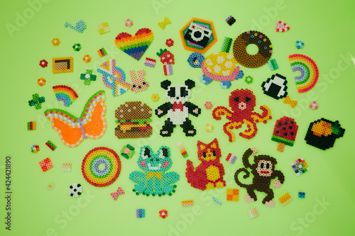 アイロンビーズ 動物 Wall Mural Wallpaper Murals Tk6